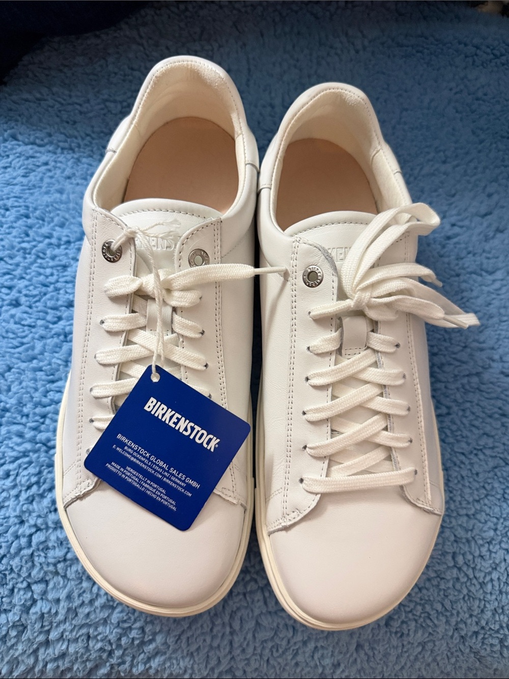 Birkenstock Bend Low II Leather White EU 43 US M10 Mens Sneaker